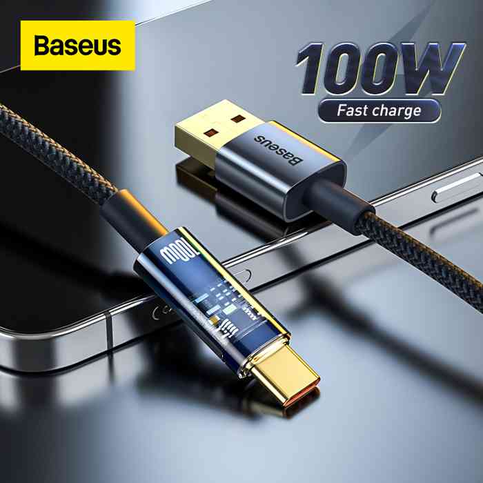 Baseus Explorer Series Auto Power-Off Cable USB to Type-C 100W (2 Meter)